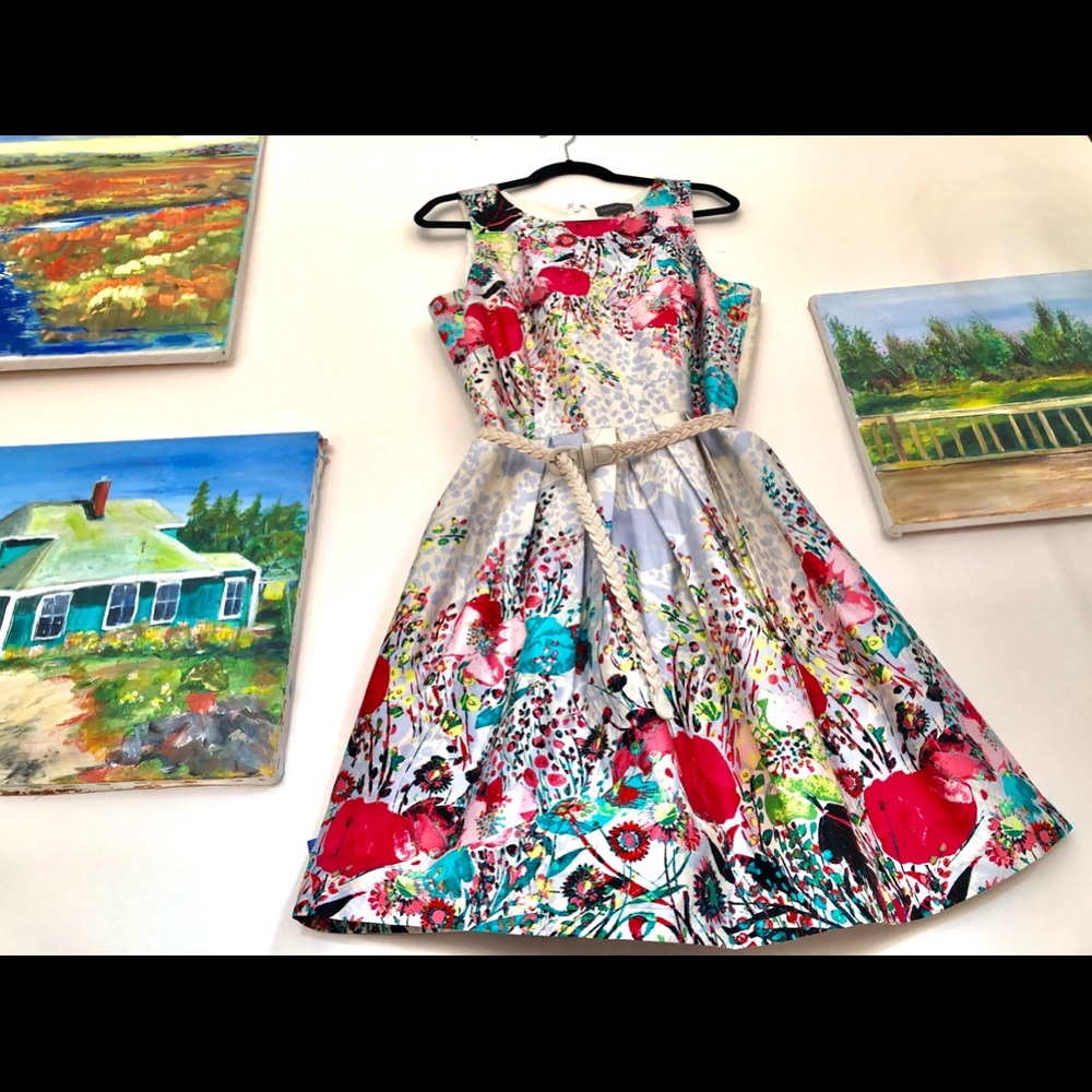 Flower Pop Sun Dress